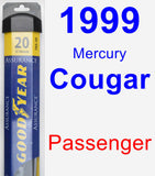 Passenger Wiper Blade for 1999 Mercury Cougar - Assurance