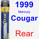 Rear Wiper Blade for 1999 Mercury Cougar - Assurance