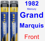 Front Wiper Blade Pack for 1982 Mercury Grand Marquis - Assurance