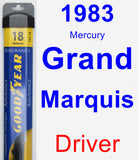 Driver Wiper Blade for 1983 Mercury Grand Marquis - Assurance