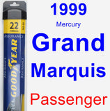 Passenger Wiper Blade for 1999 Mercury Grand Marquis - Assurance