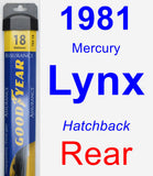 Rear Wiper Blade for 1981 Mercury Lynx - Assurance