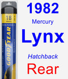 Rear Wiper Blade for 1982 Mercury Lynx - Assurance