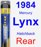 Rear Wiper Blade for 1984 Mercury Lynx - Assurance