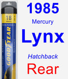 Rear Wiper Blade for 1985 Mercury Lynx - Assurance