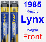 Front Wiper Blade Pack for 1985 Mercury Lynx - Assurance