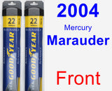 Front Wiper Blade Pack for 2004 Mercury Marauder - Assurance