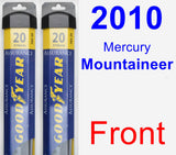 Front Wiper Blade Pack for 2010 Mercury Mountaineer - Assurance