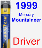 Driver Wiper Blade for 1999 Mercury Mountaineer - Assurance