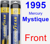 Front Wiper Blade Pack for 1995 Mercury Mystique - Assurance