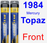 Front Wiper Blade Pack for 1984 Mercury Topaz - Assurance