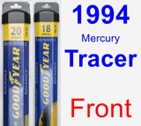 Front Wiper Blade Pack for 1994 Mercury Tracer - Assurance