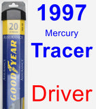 Driver Wiper Blade for 1997 Mercury Tracer - Assurance