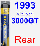 Rear Wiper Blade for 1993 Mitsubishi 3000GT - Assurance