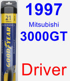 Driver Wiper Blade for 1997 Mitsubishi 3000GT - Assurance