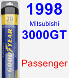 Passenger Wiper Blade for 1998 Mitsubishi 3000GT - Assurance