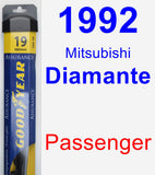 Passenger Wiper Blade for 1992 Mitsubishi Diamante - Assurance