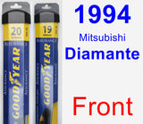 Front Wiper Blade Pack for 1994 Mitsubishi Diamante - Assurance