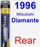 Rear Wiper Blade for 1996 Mitsubishi Diamante - Assurance