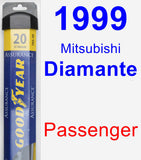 Passenger Wiper Blade for 1999 Mitsubishi Diamante - Assurance