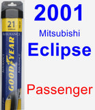 Passenger Wiper Blade for 2001 Mitsubishi Eclipse - Assurance