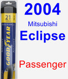 Passenger Wiper Blade for 2004 Mitsubishi Eclipse - Assurance