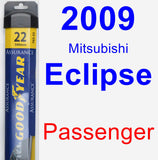 Passenger Wiper Blade for 2009 Mitsubishi Eclipse - Assurance