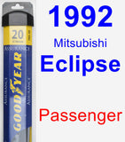 Passenger Wiper Blade for 1992 Mitsubishi Eclipse - Assurance