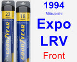 Front Wiper Blade Pack for 1994 Mitsubishi Expo LRV - Assurance