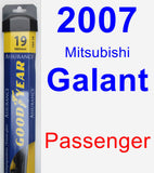 Passenger Wiper Blade for 2007 Mitsubishi Galant - Assurance