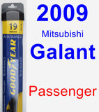 Passenger Wiper Blade for 2009 Mitsubishi Galant - Assurance