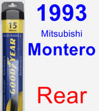 Rear Wiper Blade for 1993 Mitsubishi Montero - Assurance