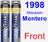 Front Wiper Blade Pack for 1998 Mitsubishi Montero - Assurance