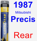 Rear Wiper Blade for 1987 Mitsubishi Precis - Assurance