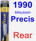 Rear Wiper Blade for 1990 Mitsubishi Precis - Assurance