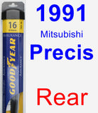 Rear Wiper Blade for 1991 Mitsubishi Precis - Assurance