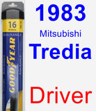 Driver Wiper Blade for 1983 Mitsubishi Tredia - Assurance