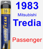 Passenger Wiper Blade for 1983 Mitsubishi Tredia - Assurance