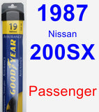 Passenger Wiper Blade for 1987 Nissan 200SX - Assurance