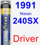Driver Wiper Blade for 1991 Nissan 240SX - Assurance