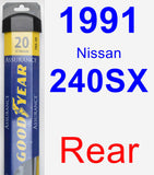 Rear Wiper Blade for 1991 Nissan 240SX - Assurance