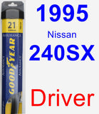 Driver Wiper Blade for 1995 Nissan 240SX - Assurance