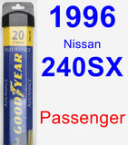 Passenger Wiper Blade for 1996 Nissan 240SX - Assurance