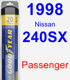 Passenger Wiper Blade for 1998 Nissan 240SX - Assurance