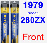 Front Wiper Blade Pack for 1979 Nissan 280ZX - Assurance