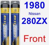 Front Wiper Blade Pack for 1980 Nissan 280ZX - Assurance