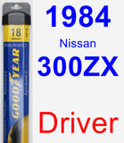 Driver Wiper Blade for 1984 Nissan 300ZX - Assurance