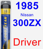 Driver Wiper Blade for 1985 Nissan 300ZX - Assurance