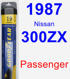 Passenger Wiper Blade for 1987 Nissan 300ZX - Assurance