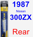 Rear Wiper Blade for 1987 Nissan 300ZX - Assurance